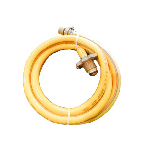 LPG yellow Hose with adapter