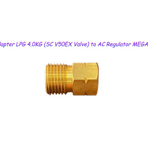 Adapter LPG 4.0KG (SC V50EX Valve) to AC Regulator MEGA