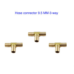 Hose connector 9.5 MM-3-way