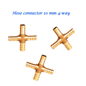 Hose connector 10MM 4-way