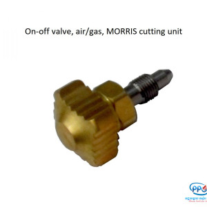 On-off valve, air/gas, MORRIS cutting unit