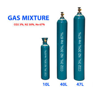 Mix Gas - CO2 3%, N2 30%, He 67%