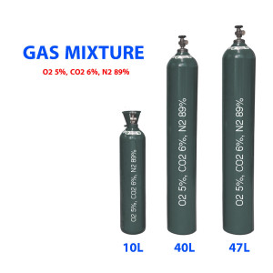 Mix Gas - O2 5%, CO2 6%, N2 89%