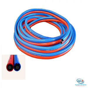 Twin Welding Hose PVC THP-2B(Red&Blue)