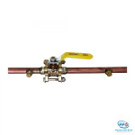 GENTEC BALL VALVE VL1-05N2 with pipe, pipe size 1/2 Size/Model : VL1-05N2 (1/2)